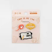 【BGM】MY TAG 刺繡貼紙 ‧文具