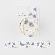 【BGM】和紙膠帶 裁邊典雅歐式庭園 ‧桔梗