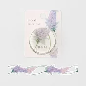 【BGM】和紙膠帶 裁邊典雅歐式庭園 ‧紫丁香