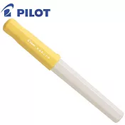 百樂微笑鋼筆白桿M尖螢光黃