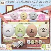 【日本正版授權】小全套5款 角落一族 不倒翁公仔 扭蛋/轉蛋 角落生物/角落小夥伴 011237