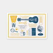 TRC Traveler’s Notebook 旅行工具主題系列(海外限定)-凸版印刷卡片藍