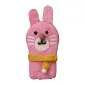 【Mark’s】Mococo聖誕手工羊毛氈手指玩偶 ‧粉紅兔兔