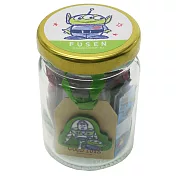 Kamio 玻璃瓶裝自黏便利貼組 標籤貼 留言貼 迪士尼 三眼怪 夥伴夥伴