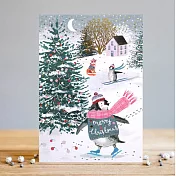 【LOUISE TILER】Penguins in the snow 聖誕卡 #英國進口 #CG008