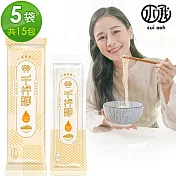 【水哦】千拌麵-黑麻油麵線(1袋3包入)x5袋