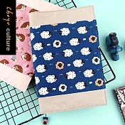 珠友官方獨賣 B6/32K台灣花布多功能可調式書衣/書皮/書套-02咩~我是羊