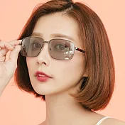 【ALEGANT】鈦灰感光變色夜視防眩光寶麗來偏光太陽眼鏡/UV400墨鏡