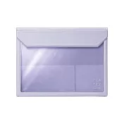 【KING JIM】FLATTY多用途收納袋_A5＿薰衣草紫