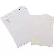 Kamio 日本製金箔信紙信封組 信紙 信封 迪士尼 小熊維尼 氣球 白