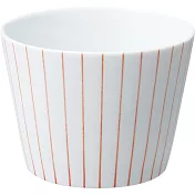 【西海陶器】essence波佐見燒豬口杯160ml ‧赤直紋