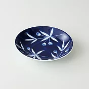 【西海陶器】Kavely波佐見燒靛藍取皿15cm ‧橄欖