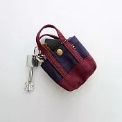 Kiiwi O! 經典造型迷你托特收納包 APRIL 紅藍