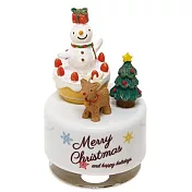 【maruwa】旋轉聖誕音樂盒 ‧雪人