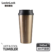 【樂扣樂扣】我的溫感手提咖啡杯(金色)540ML