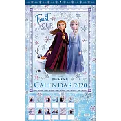 【SUNSTAR三詩達】2020壁掛式月曆_冰雪奇緣2