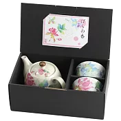 【和藍】美濃燒｜玫之香茶壺茶杯禮盒
