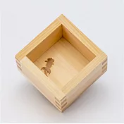 【KOMODARU】日本傳統燒印清酒木枡 ‧金魚