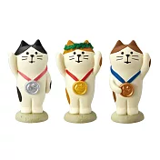 【DECOLE】Concombre ‧金銀銅三貓