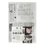 日本 Posh Living 古典雙面報紙包裝紙(六入) 樂器&樂譜
