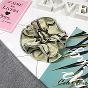 【卡樂熊】雙層線條之間造型大腸圈/圈束(兩色)-米白色