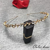 【卡樂熊】韓版仙境森林風造型髮箍-金色