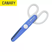 CANARY長谷川美術安全剪刀 鋸齒藍