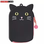 LIHIT LAB A-7784零錢證件包 黑貓