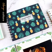 珠友  A5/25K雙圈單格4x6記錄相本/旅遊手作本/寶寶相本-珍愛01紅鶴