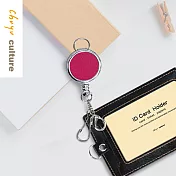 珠友 伸縮吊環-朵莉皮/證件拉環/證件夾/票卡夾/識別證夾02桃