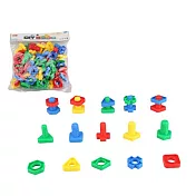 樂彩森林 樂彩螺絲積木(50PCS)