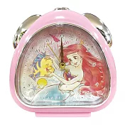 T’S FACTORY 三角飯糰造型鬧鐘 附夜燈功能 桌鐘 時鐘 迪士尼 小美人魚 摸頭 粉