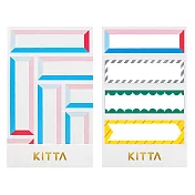 【HITOTOKI】KITTA 隨身攜帶和紙膠帶- 邊框款2
