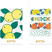 【HITOTOKI】KITTA 隨身攜帶和紙膠帶- 半透明-瓷器1