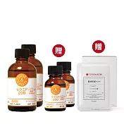 TUNEMAKERS 神經醯胺修護升級組 (神經醯胺200 60mL*2+神經醯胺200 20mL*2 贈神經醯胺精華保濕面膜5枚入)