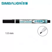 (7支1包)雄獅600奇異筆 黑