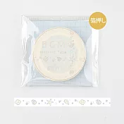 【BGM】和紙膠帶 細版金箔Life系列 ‧貝殼