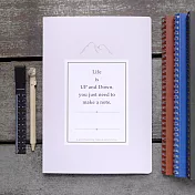 [W2Design] 進擊2.0思考筆記本 B5上下翻式-象牙