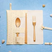 【Onor Design】OFoodin餐具收納袋(矽膠布餐具套) -幾何點線面