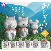 【日本正版授權】全套6款 動物地藏公仔 P2 扭蛋/轉蛋 公仔 823154