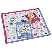 SKATER 日本製大面積純棉便當包巾 餐巾 迪士尼 冰雪奇緣2 手繪風 艾莎和安娜和雪寶 魔法森林 紫藍