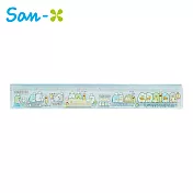 【日本正版授權】角落生物 麵包系列 直尺 15cm 日本製 塑膠尺 角落小夥伴 -藍色款