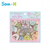 【日本正版授權】角落生物 立體亮片貼紙包 手帳貼/貼紙 角落小夥伴 -藍色款