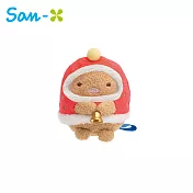 【日本正版授權】角落生物 聖誕造型 沙包玩偶/絨毛玩偶/沙包娃娃 角落小夥伴 -豬排款 744874B