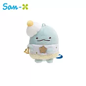 【日本正版授權】角落生物 聖誕造型 沙包玩偶/絨毛玩偶/沙包娃娃 角落小夥伴 -恐龍款 744874D