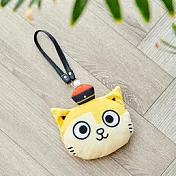 黃阿瑪絨毛伸縮票卡零錢包阿瑪