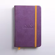 【Rhodia|Rhodiarama】Hardcover精裝硬皮束帶筆記本_A6_象牙色_空白_90g_96張_ 紫羅蘭