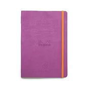 【Rhodia｜Perpetual 365】A5_象牙色萬年曆點格_精裝軟皮束帶_丁香色