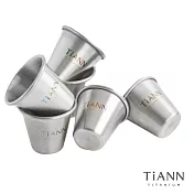 【鈦安TiANN】純鈦一口杯_6入組20ml／量杯/烈酒杯／hot杯／迷你鈦杯