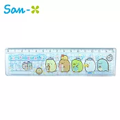 【日本正版授權】角落生物 方格直尺 15cm 日本製 直尺/塑膠尺 角落小夥伴